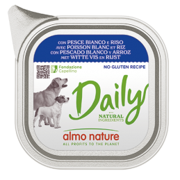 DAILY DOG with White Fish...